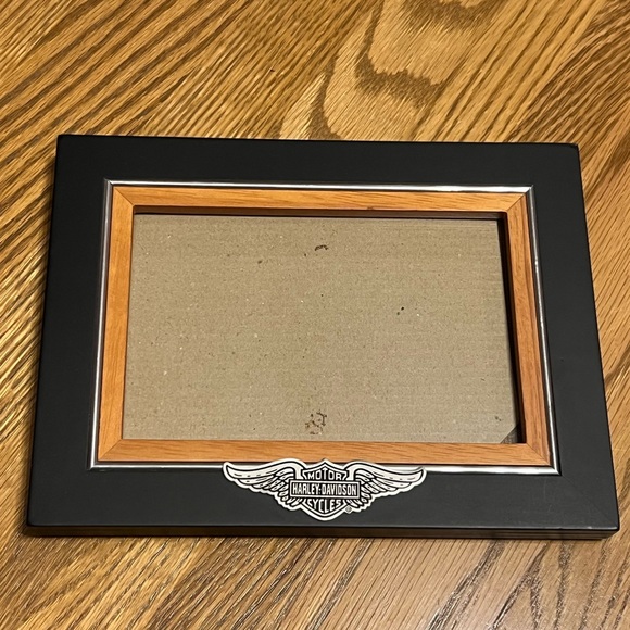 Harley-Davidson® 4 x 6 Black/Orange Photo Frame -Bar & Shield Winged Logo - Picture 4 of 14